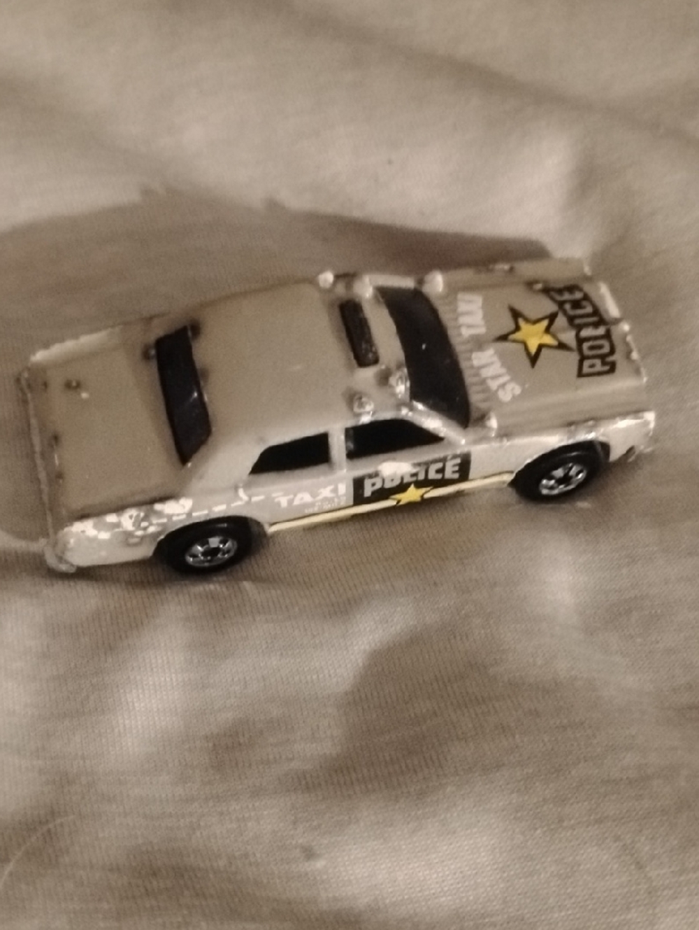 Police Taxi Toy Car Hot Wheels 1977